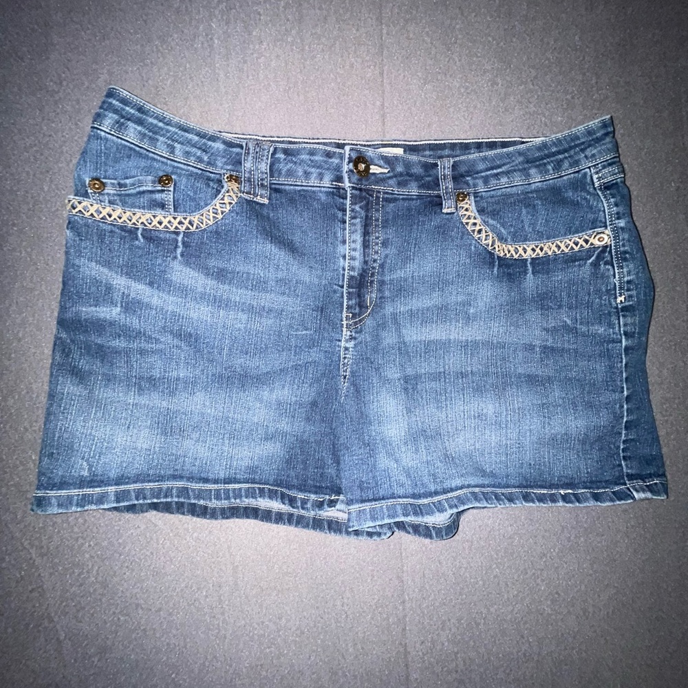 Cato Blue Denim‎ Shorts - Picture 2 of 9